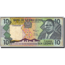 Sierra Leone, 10 Leones, 1988, 1988-04-27, KM:15, VF(20-25)