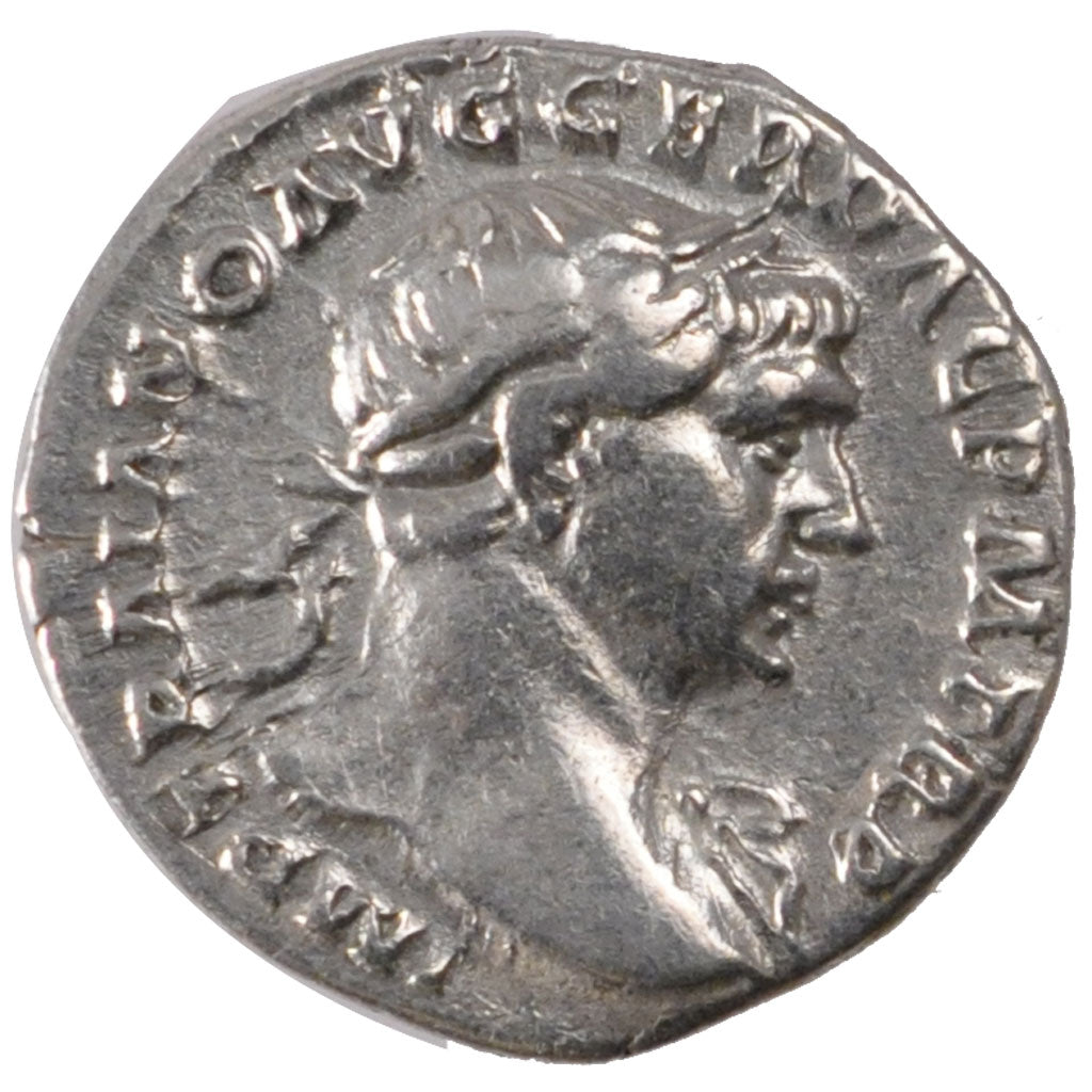 Trajan, Denarius, BB+, Argento, Cohen:81