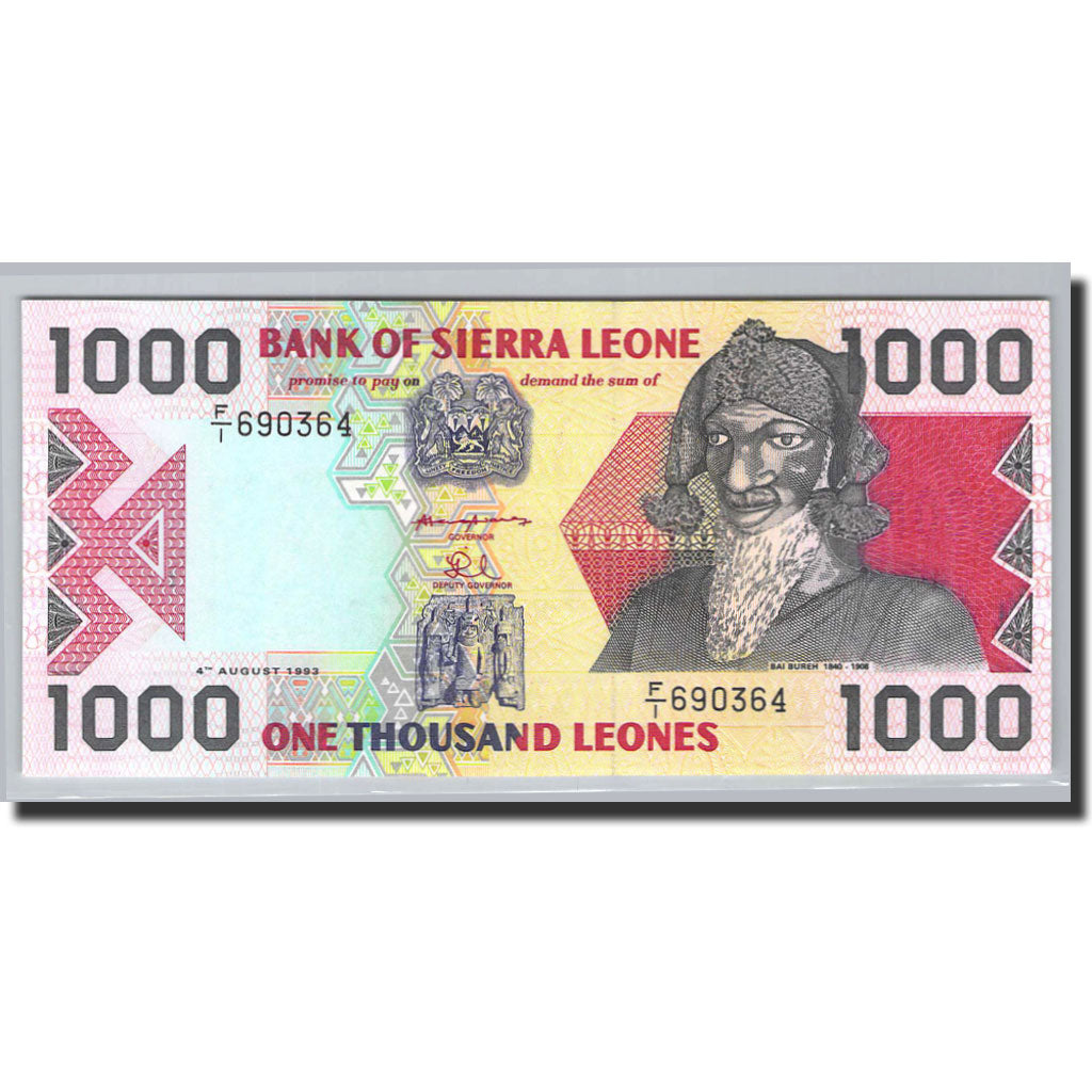 Banknote, Sierra Leone, 1000 Leones, 1993, 1993-08-04, KM:20a, UNC(65-70)