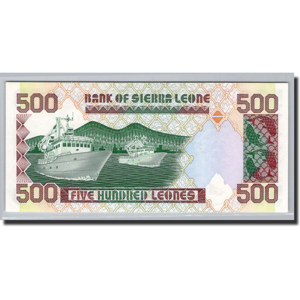 Sierra Leone, 500 Leones, 1991, 1991-04-27, KM:19, UNC(65-70)