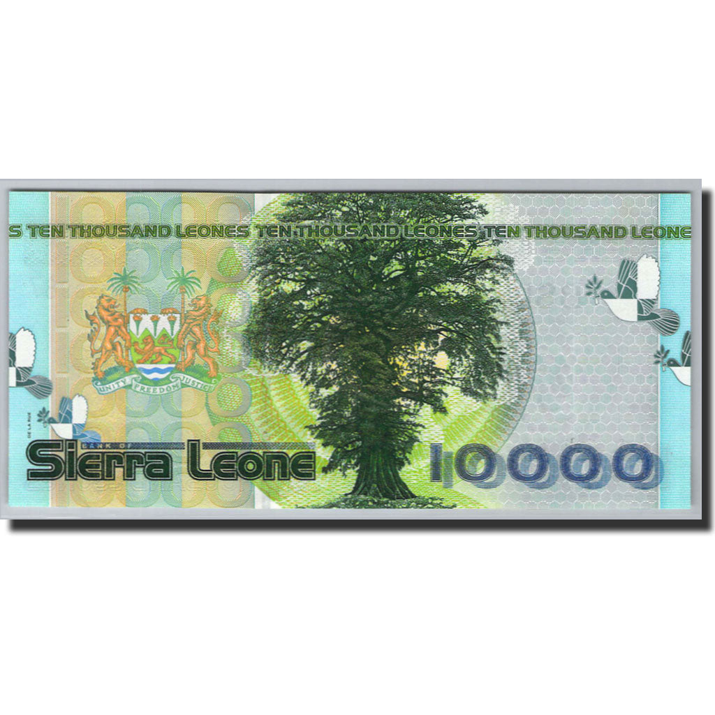 Banknote, Sierra Leone, 10,000 Leones, 2004, 2004-08-04, KM:29a, UNC(65-70)