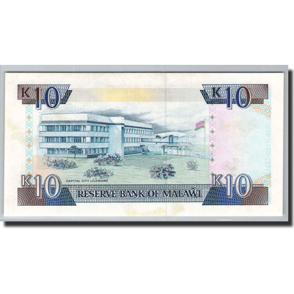 Banknote, Malawi, 10 Kwacha, 1992, 1992-09-01, KM:25b, UNC(65-70)