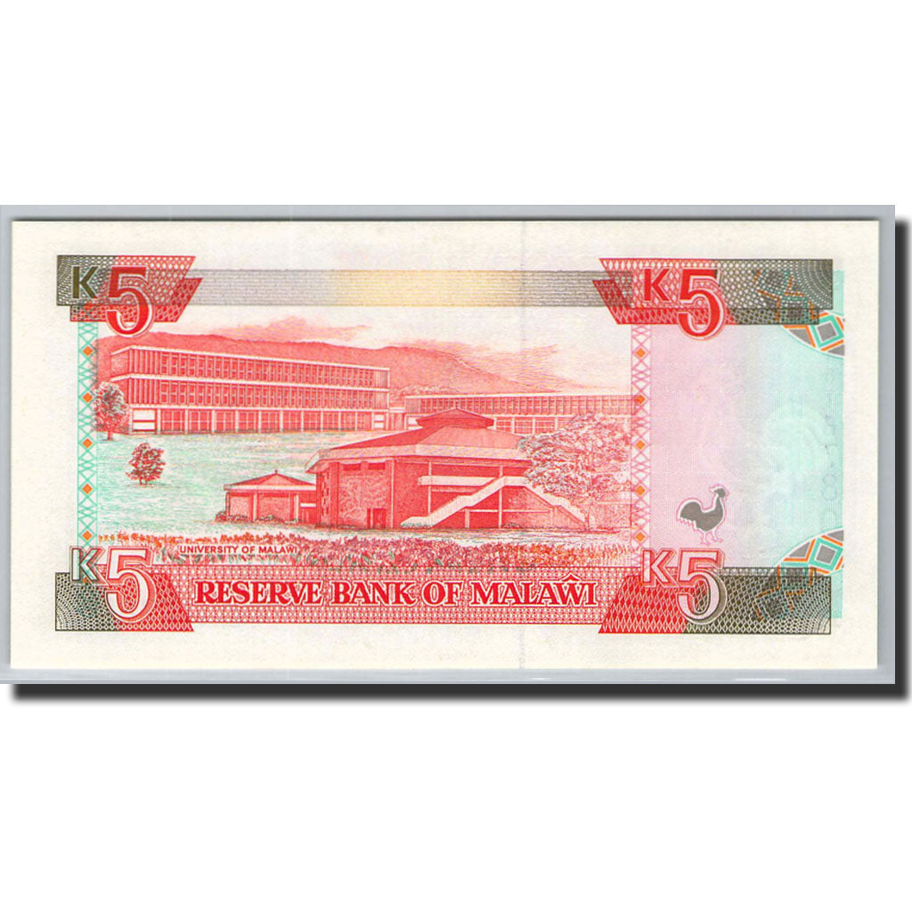 Banknote, Malawi, 5 Kwacha, 1994, 1994-01-01, KM:24b, UNC(65-70)