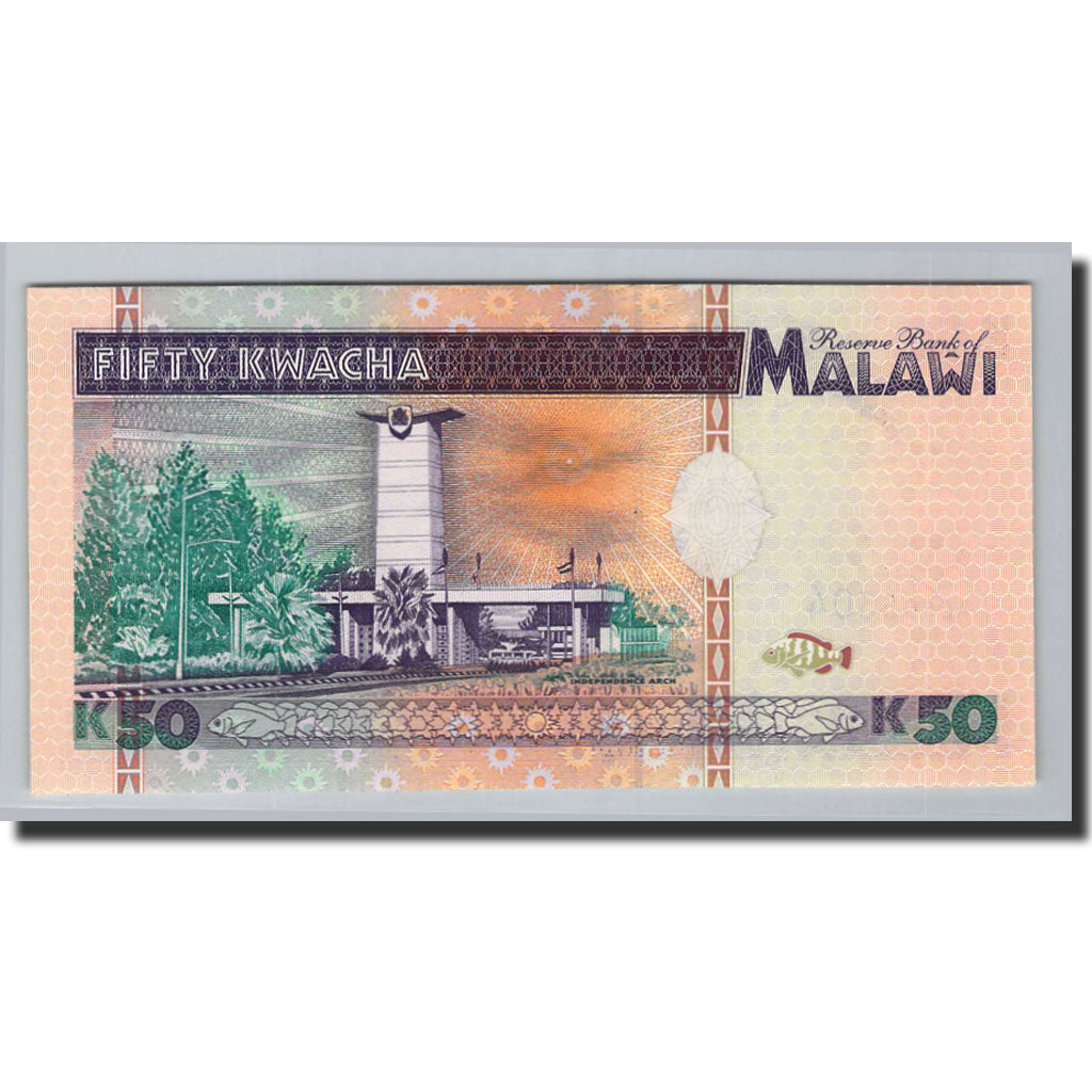 Banknote, Malawi, 50 Kwacha, 1995, 1995-06-01, KM:33, UNC(65-70)