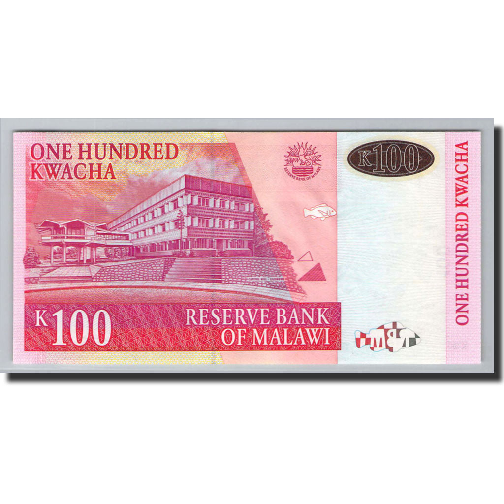 Banknote, Malawi, 100 Kwacha, 2001, 2001-10-01, KM:46a, UNC(65-70)