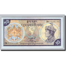 Banknote, Bhutan, 10 Ngultrum, 1992, Undated (1992), KM:15b, UNC(65-70)