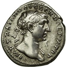 Coin, Trajan, Denarius, AU(50-53), Silver, Cohen:85