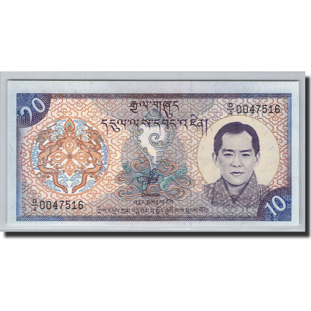Banknote, Bhutan, 10 Ngultrum, 2000, UNDATED (2000), KM:22, UNC(65-70)