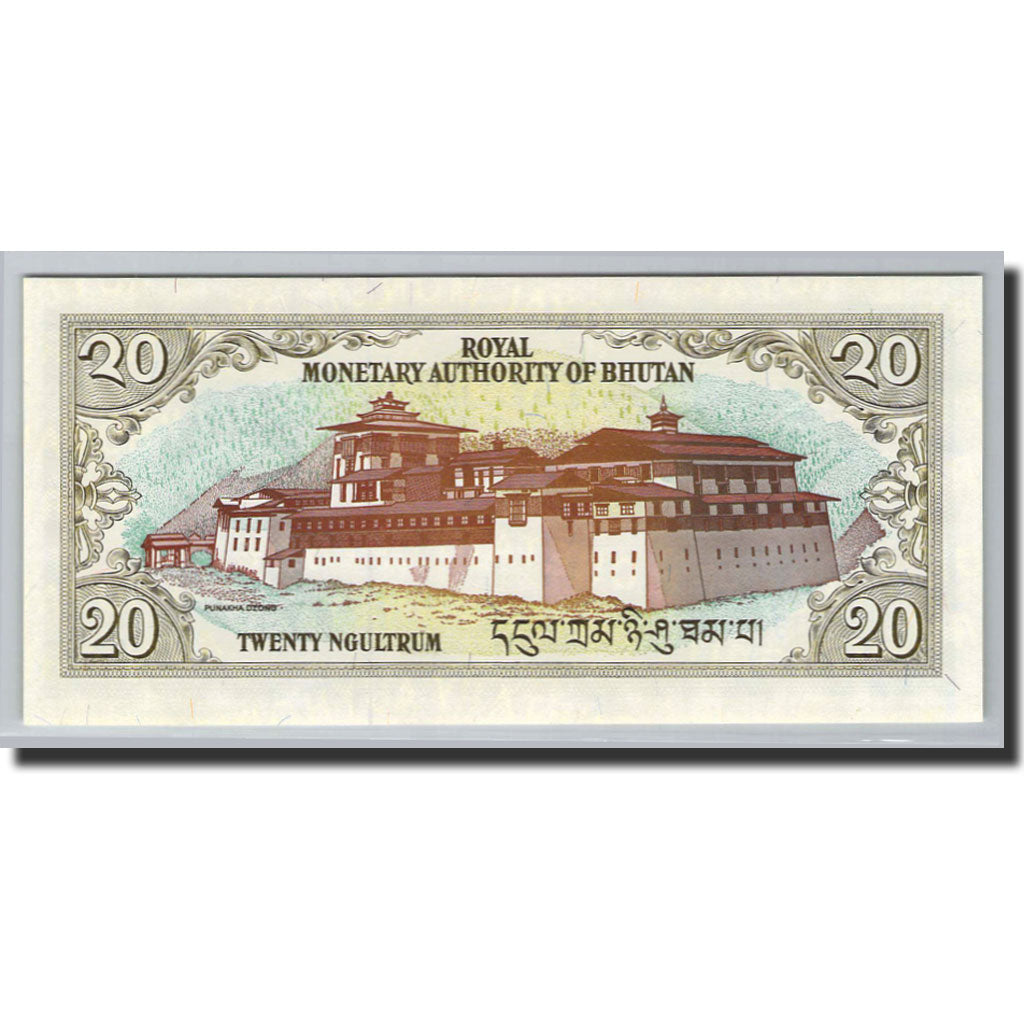 Banknote, Bhutan, 20 Ngultrum, 2000, UNDATED (2000), KM:23, UNC(65-70)