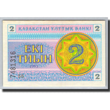 Banknote, Kazakhstan, 2 Tyin, 1993, Undated 1993, KM:2a, UNC(63)