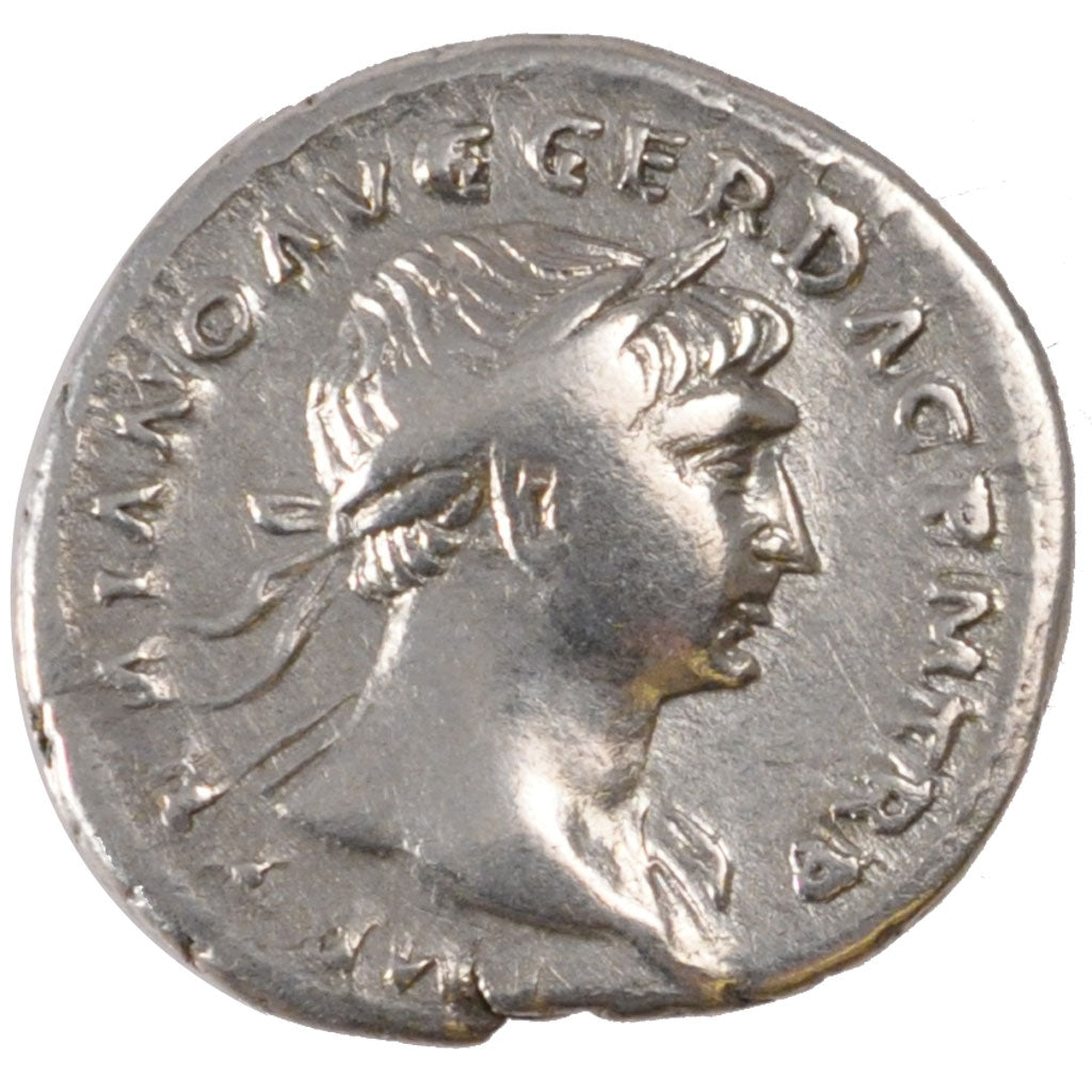 Trajan, Denarius, MB+, Argento, Cohen:87