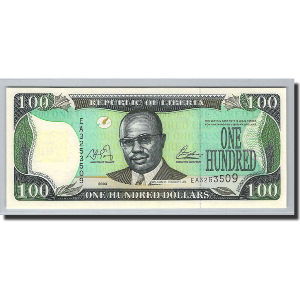 Banknote, Liberia, 100 Dollars, 2003, Undated (2003), KM:30a, UNC(65-70)