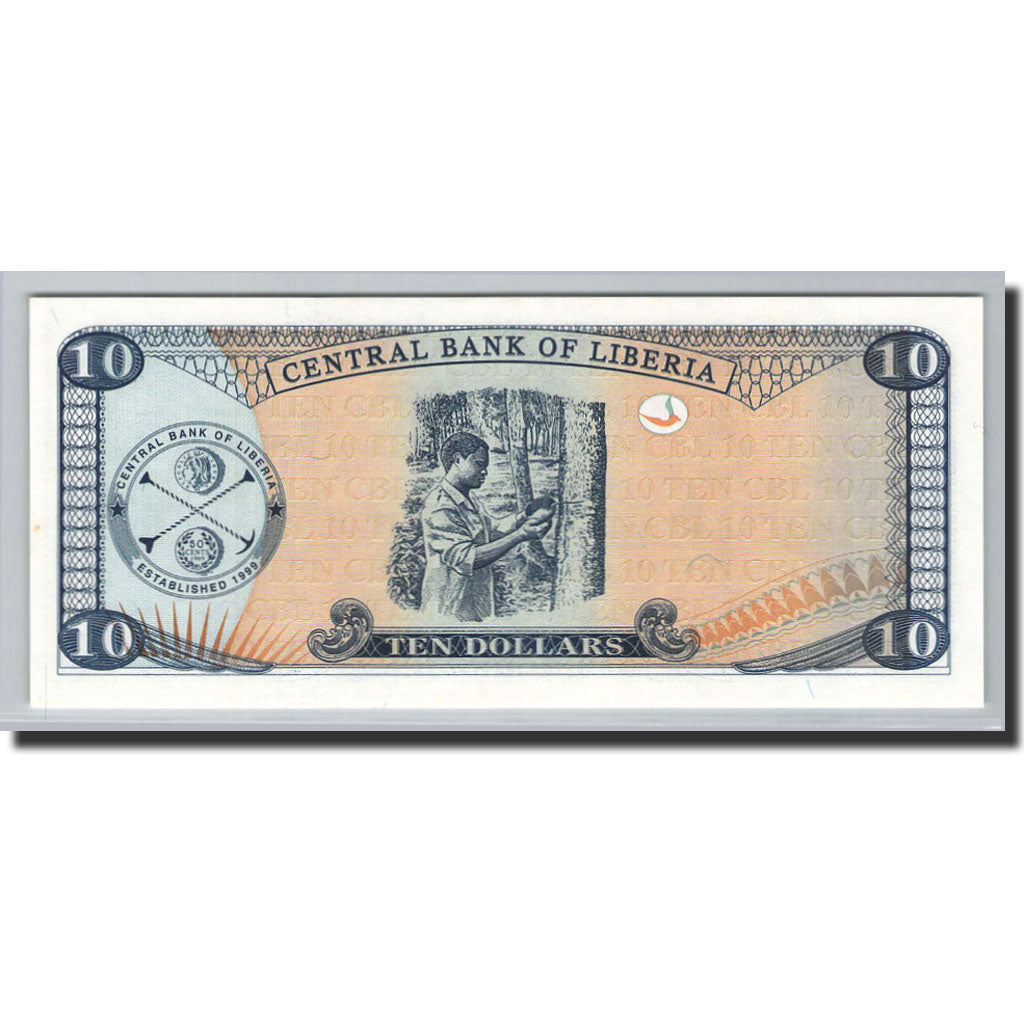 Banknote, Liberia, 10 Dollars, 2003, Undated (2003), KM:27A, UNC(65-70)