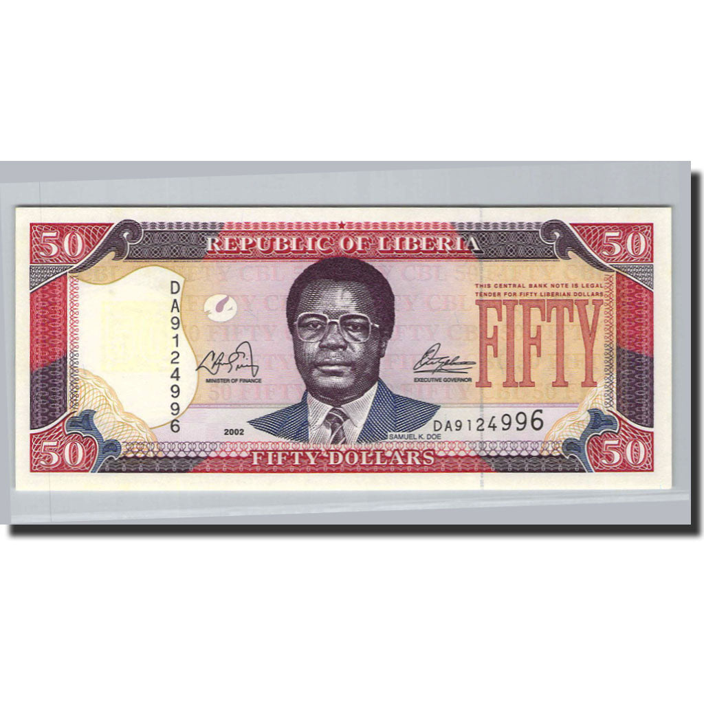 Liberia, 50 Dollars, 2002, KM:24, Undated (2002), UNC(65-70)
