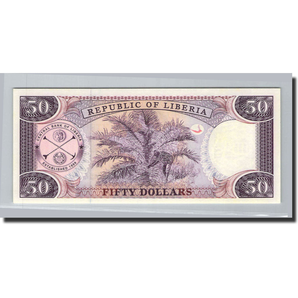 Liberia, 50 Dollars, 2002, KM:24, Undated (2002), UNC(65-70)