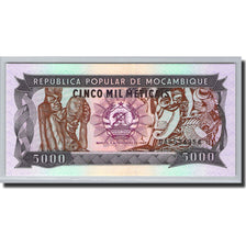 Billet, Mozambique, 5000 Meticais, 1989, 1989-03-02, KM:133b, NEUF