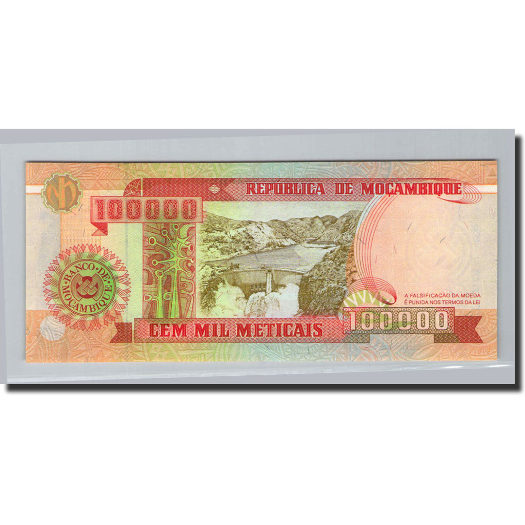 Banconote, Mozambico, 100,000 Meticais, 1993, KM:139, 1993-06-16, FDS
