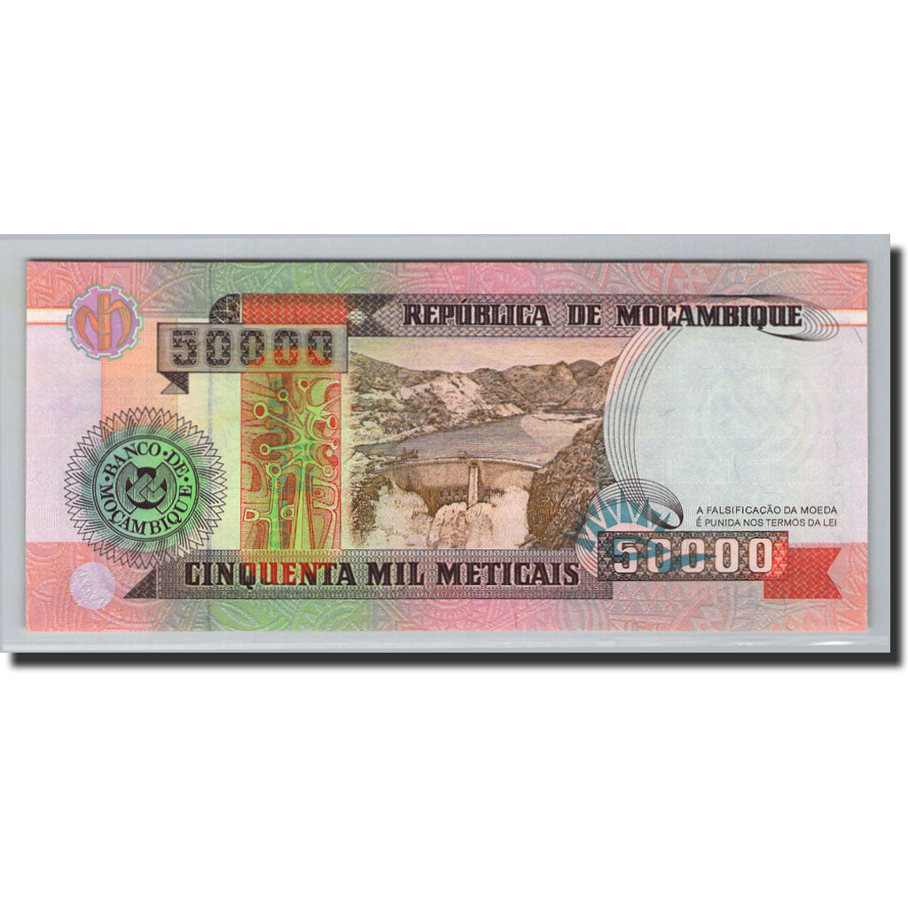 Billete, 50,000 Meticais, 1993, Mozambique, KM:138, 1993-06-16, UNC