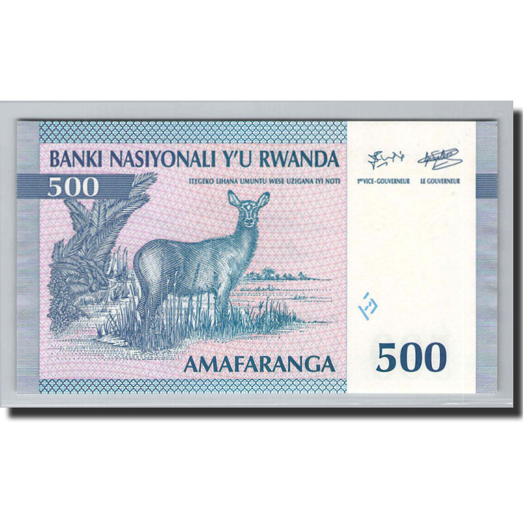 Banknote, Rwanda, 500 Francs, 1994, 1994-12-01, KM:23a, UNC(65-70)