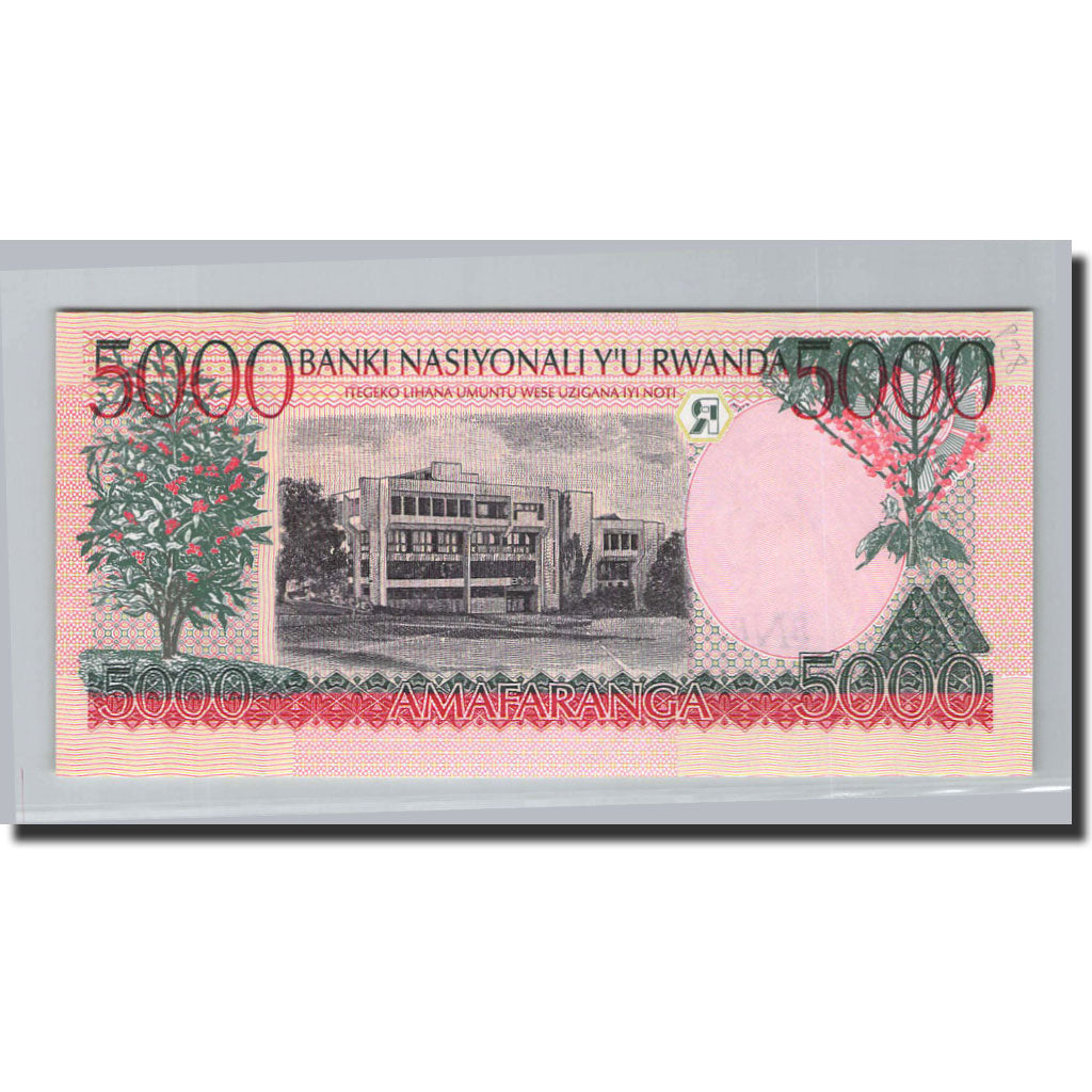 Banknote, Rwanda, 5000 Francs, 1998, 1998-12-01, KM:28a, UNC(65-70)