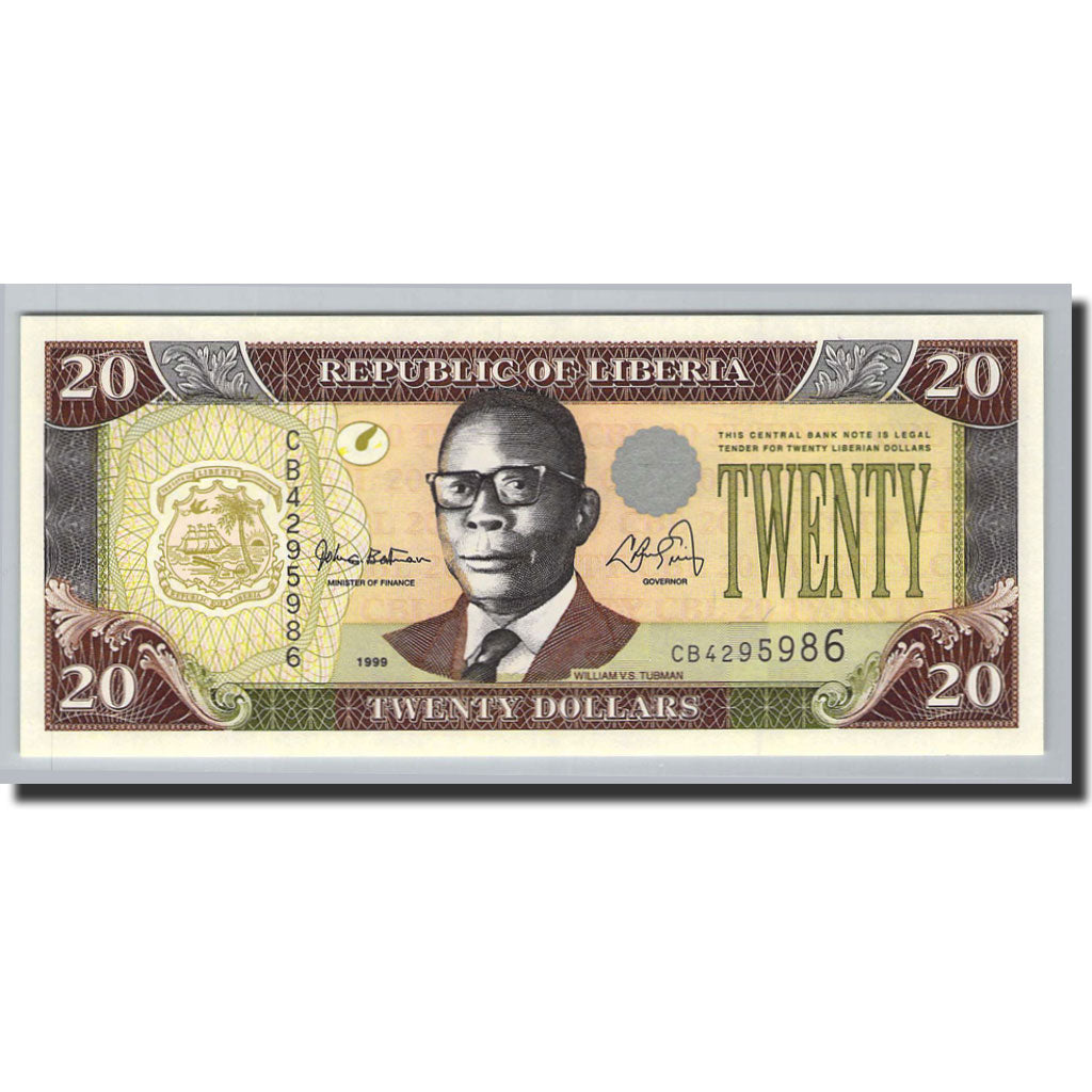 Liberia, 20 Dollars, 1999, Undated (1999), KM:23a, FDS