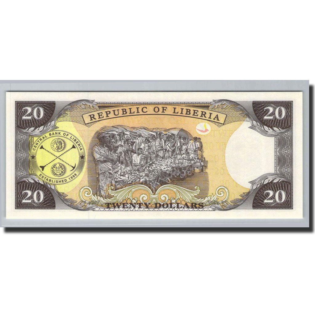 Liberia, 20 Dollars, 1999, Undated (1999), KM:23a, FDS