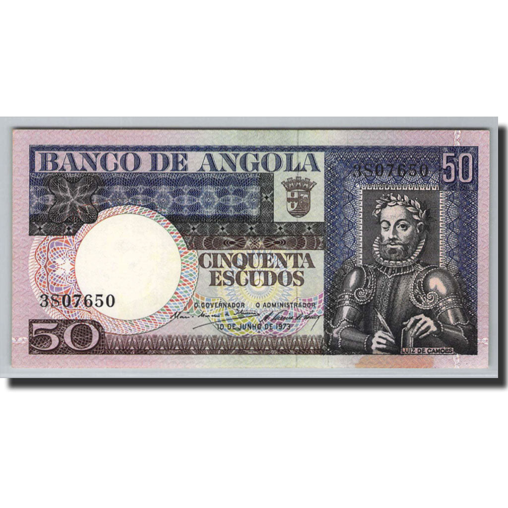 Banknote, Angola, 50 Escudos, 1973, 1973-06-10, KM:105a, UNC(64)
