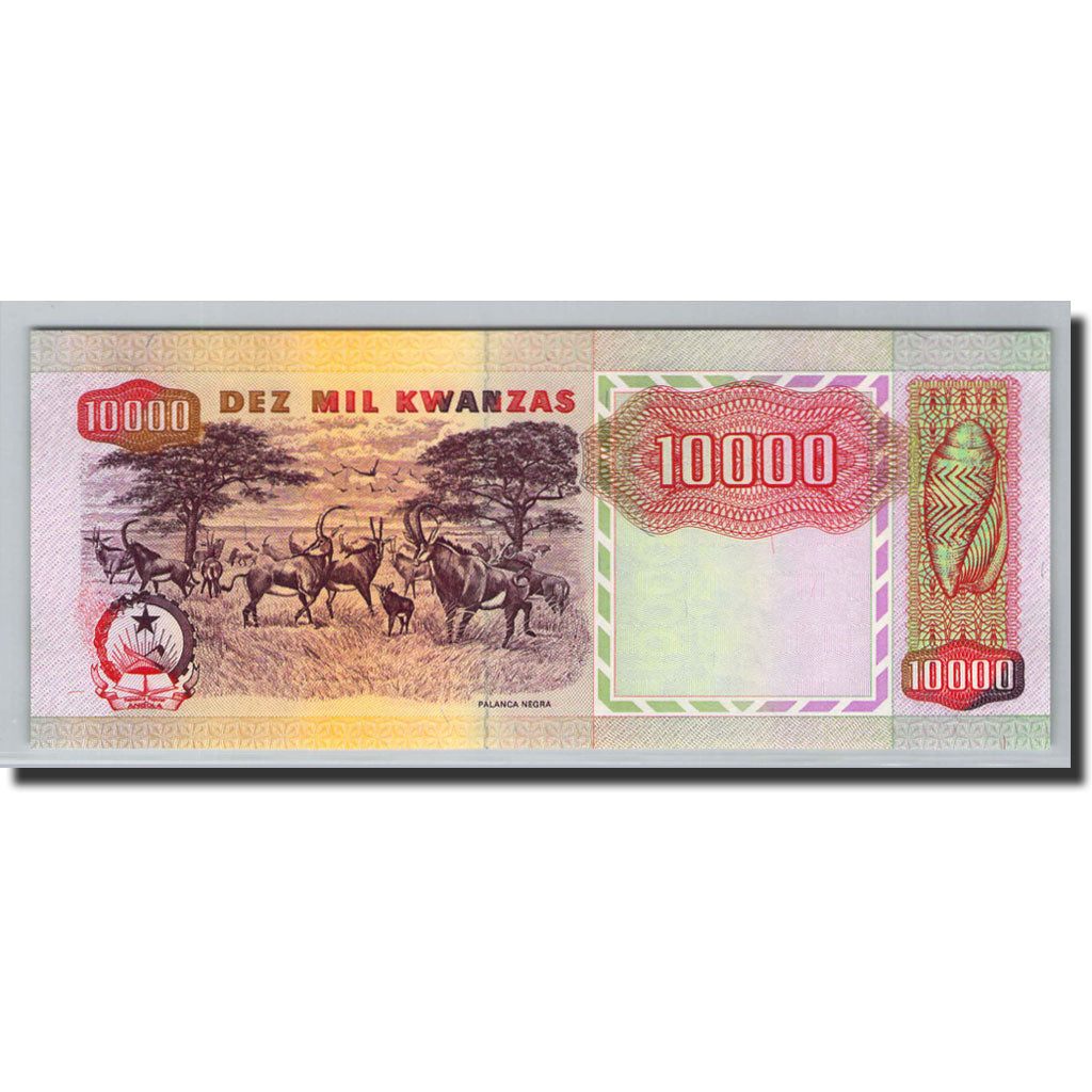 Banknote, Angola, 10,000 Kwanzas, 1991, 1991-02-04, KM:131b, UNC(65-70)