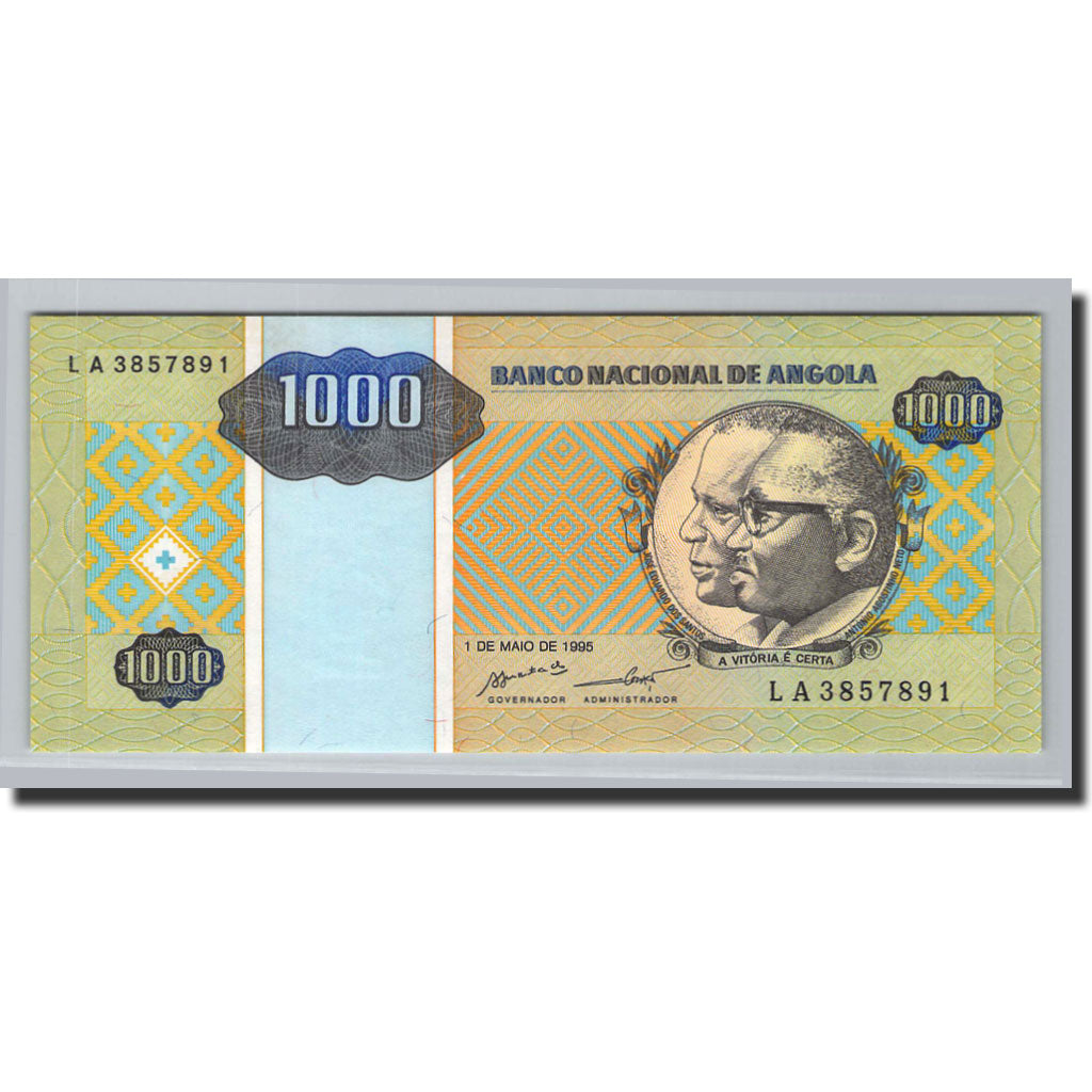 Billet, Angola, 1000 Kwanzas Reajustados, 1995, 1995-05-01, KM:135, NEUF