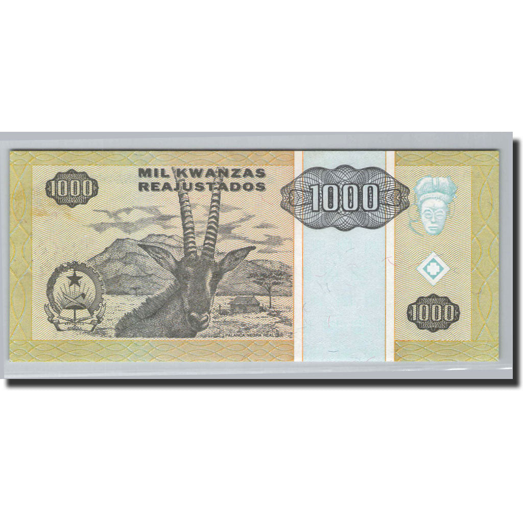 Billet, Angola, 1000 Kwanzas Reajustados, 1995, 1995-05-01, KM:135, NEUF