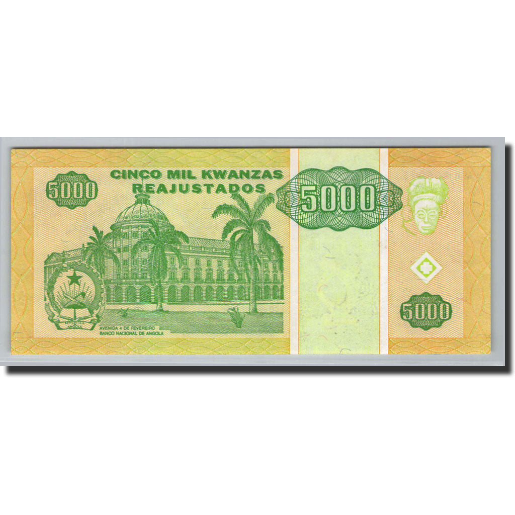 Angola, 5000 Kwanzas Reajustados, 1995, KM:136, 1995-05-01, UNZ
