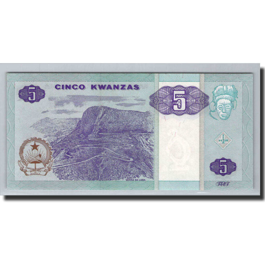 Banknote, Angola, 5 Kwanzas, 1999, 1999-10, KM:144a, UNC(65-70)