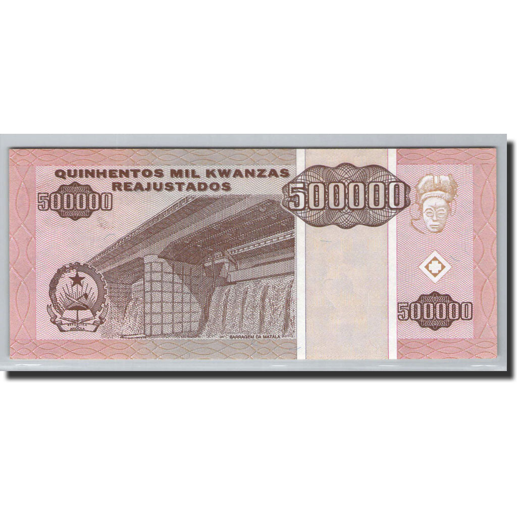 Angola, 500,000 Kwanzas Reajustados, 1995, 1995-05-01, KM:140, NEUF