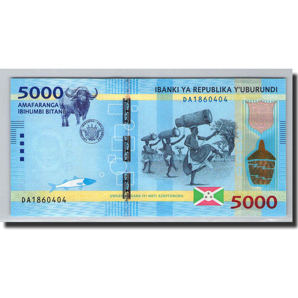 Banknote, Burundi, 5000 Francs, 2015, 2015.01.15, KM:53, UNC(65-70)