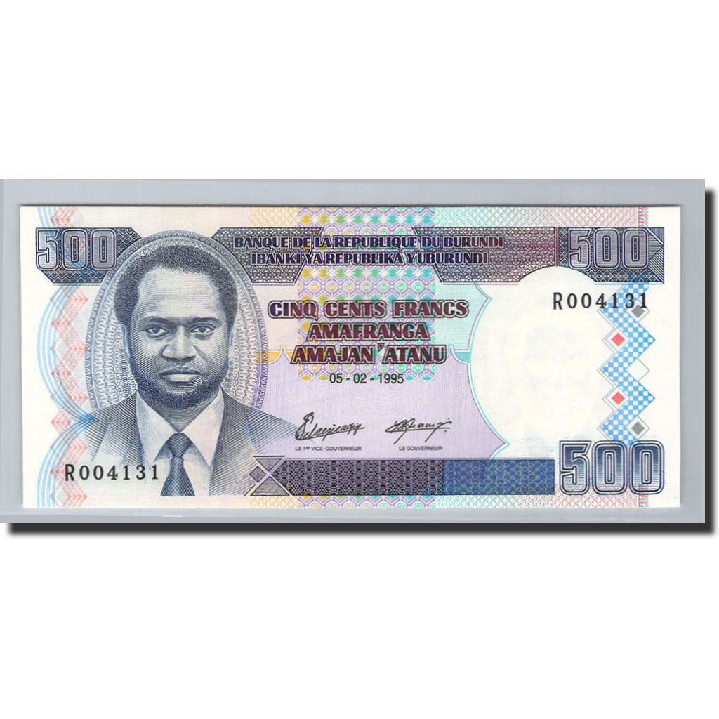 Geldschein, Burundi, 500 Francs, 1995, 1995-02-05, KM:37a, UNZ