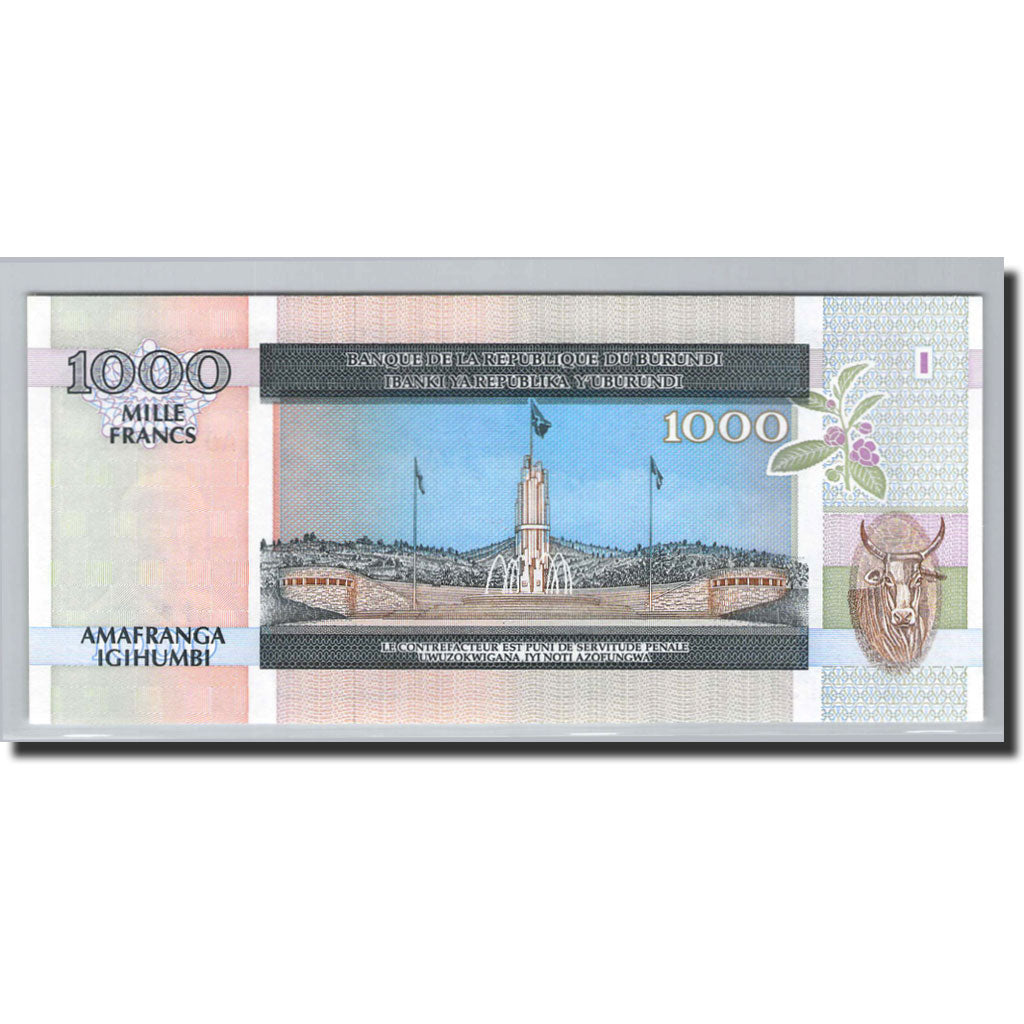 Banknote, Burundi, 1000 Francs, 1994, 1994-05-19, KM:39a, UNC(65-70)