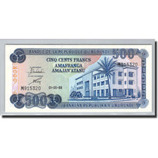 Banknote, Burundi, 500 Francs, 1988, 1988-05-01, KM:30c, UNC(65-70)