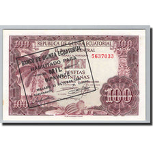 Billet, Equatorial Guinea, 1000 Bipkwele on 100 Pesetas, 1980, 1980-10-21