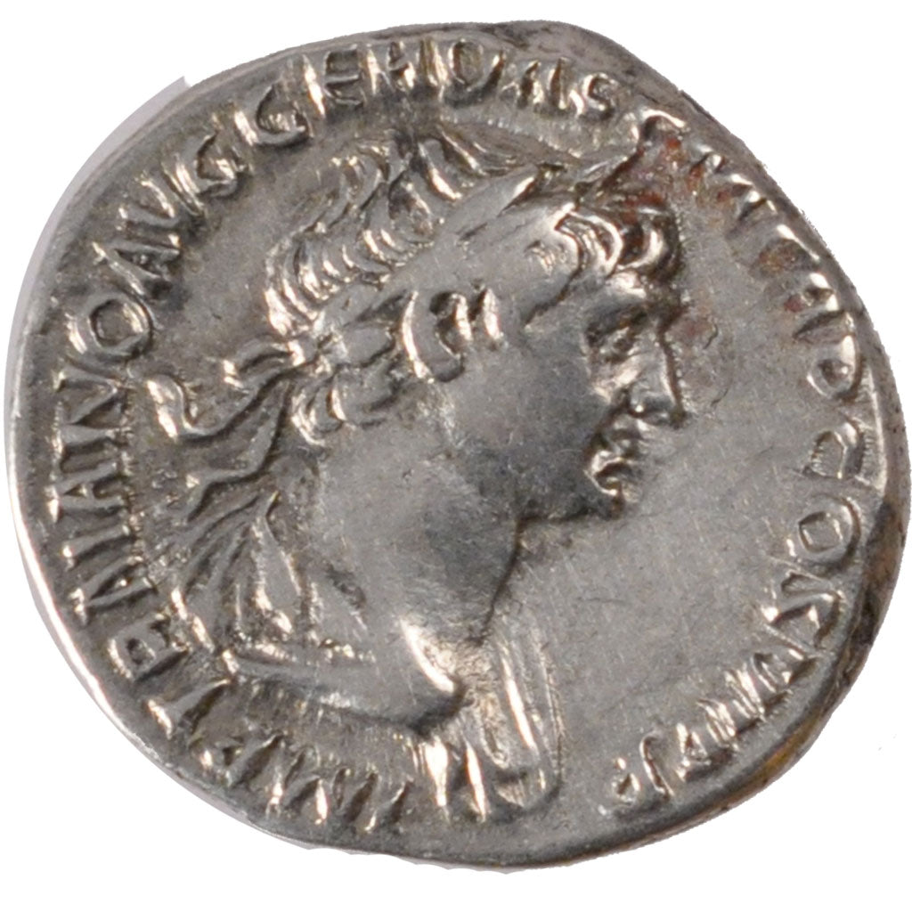 Trajan, Denarius, AU(50-53), Silver, Cohen #372, 3.40