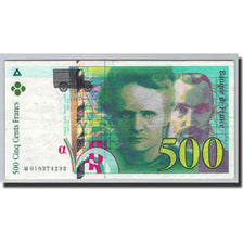 France, 500 Francs, 1994, KM:160a, Undated (1994), VF(20-25), Fayette:76.1