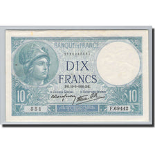 Banknote, France, 10 Francs, 10 F 1916-1942 ''Minerve'', 1939, 1939-05-19