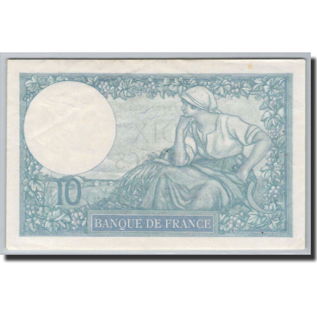 Banknote, France, 10 Francs, 10 F 1916-1942 ''Minerve'', 1939, 1939-05-19