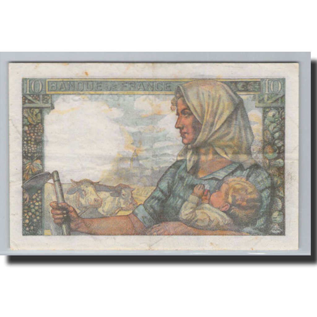 Banknote, France, 10 Francs, 10 F 1941-1949 ''Mineur'', 1949, 1949-06-30
