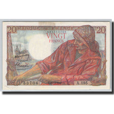 Geldschein, Frankreich, 20 Francs, 20 F 1942-1950 ''Pêcheur'', 1949