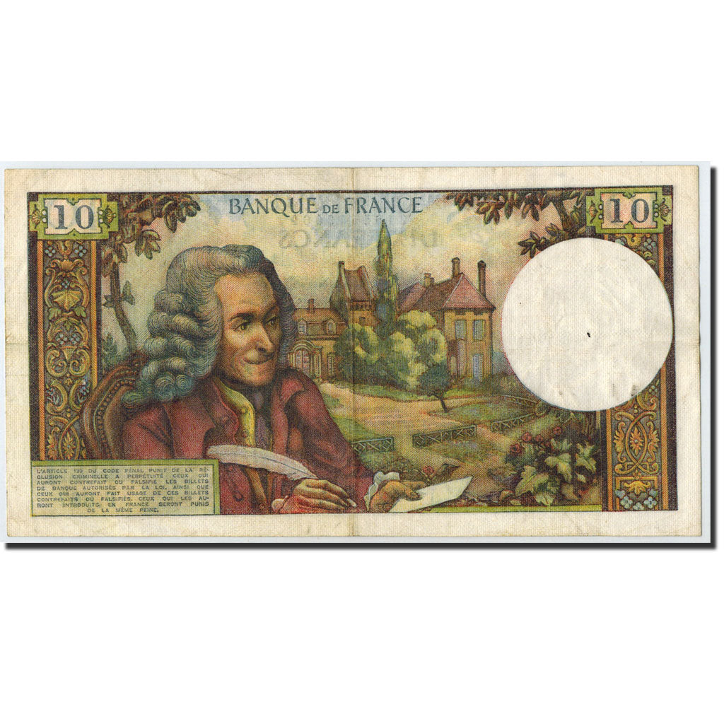 Banconote, Francia, 10 Francs, 1973, 1973-01-04, BB, Fayette:62.60, KM:147d