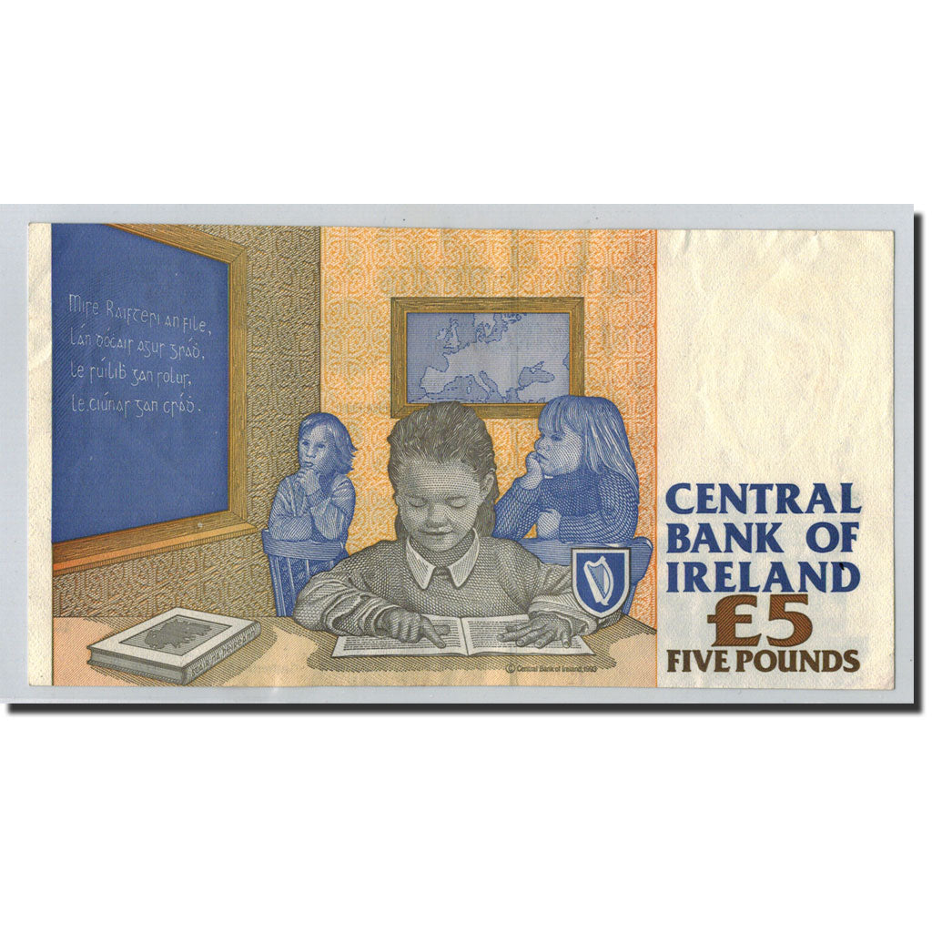 Banknote, Ireland - Republic, 5 Pounds, 1994, 1994-12-21, KM:75b, UNC(60-62)