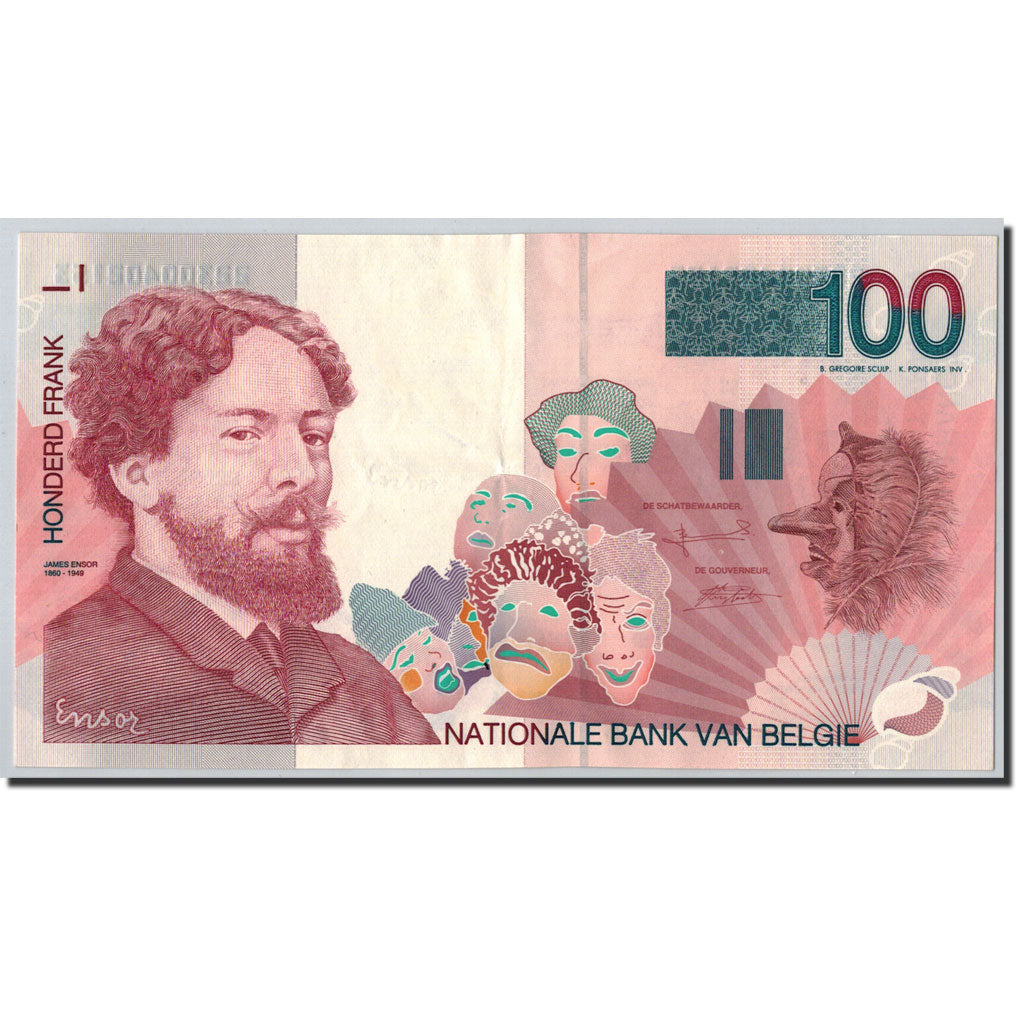 Banknote, Belgium, 100 Francs, ND (1995-2001), ND (1995-2001), KM:147