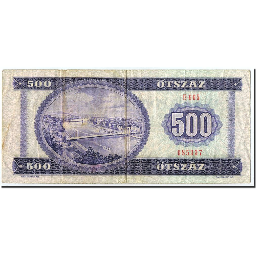 Ungheria, 500 Forint, 1980, 1980-09-30, KM:172c, MB