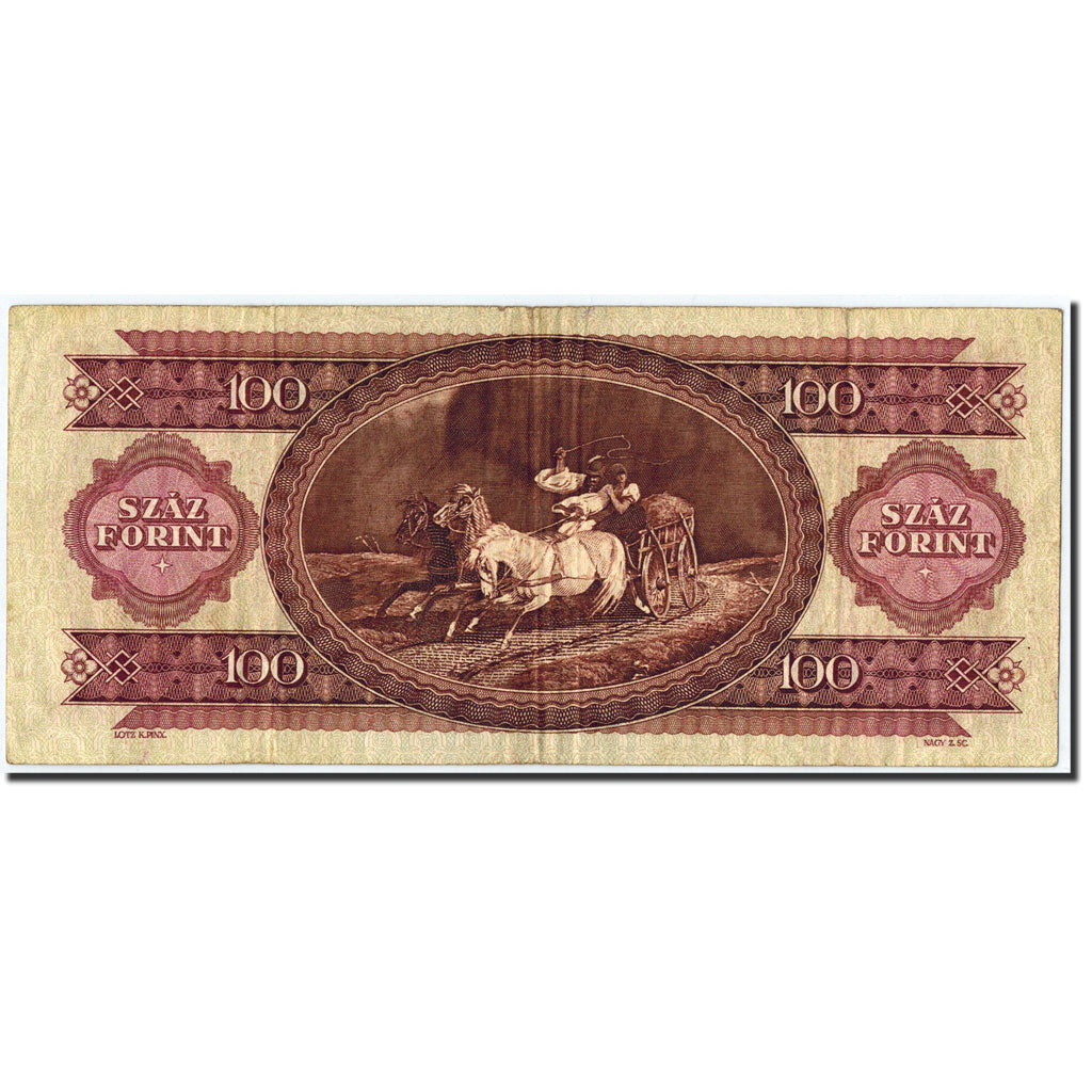 Banknote, Hungary, 100 Forint, 1992, 1992-01-15, KM:174a, VF(20-25)