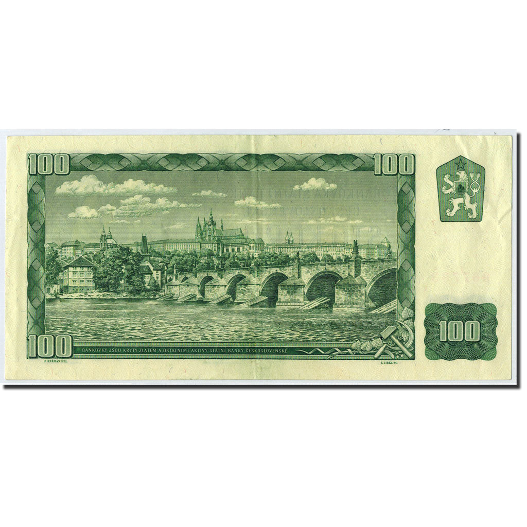Banknote, Czechoslovakia, 100 Korun, (1990-92), Undated (1990-92), KM:91c